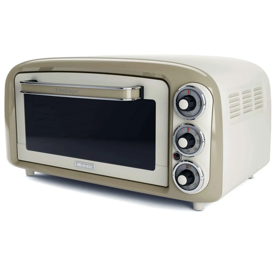 Ariete miniovn i flot retro design - Beige og 1380 Watt