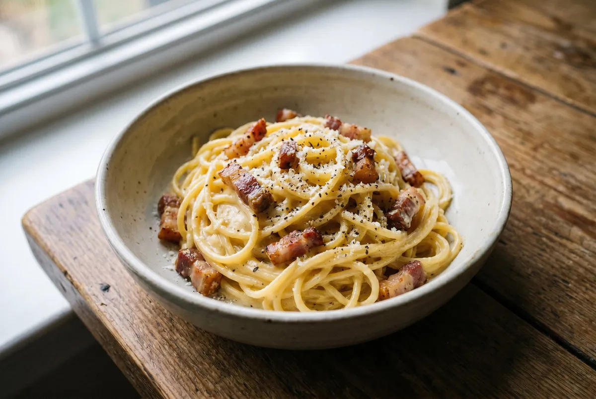 Carbonara: Den ægte opskrift uden fløde