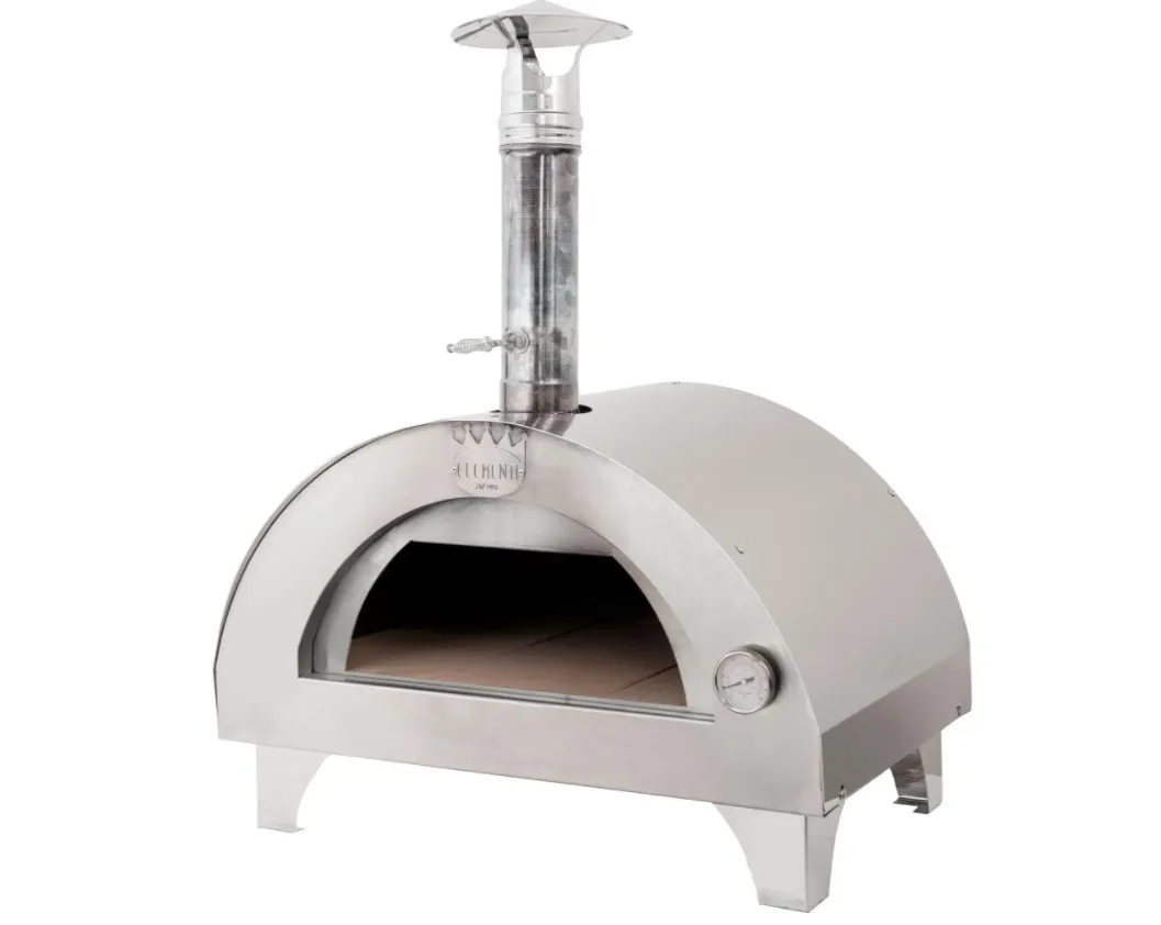 Clementine Clementino er en god pizzaovn, der kan blive op til 400 grader. En nem, lille pizzaovn i et lækkert design, der passer perfekt på terrassen.