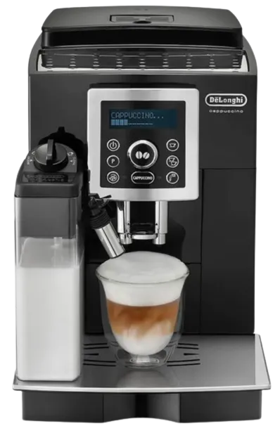 DeLonghi Cappuccino fuldautomatisk kaffemaskine ECAM23.460 er til dig, der har et stort behov og ønsker det absolut bedste.