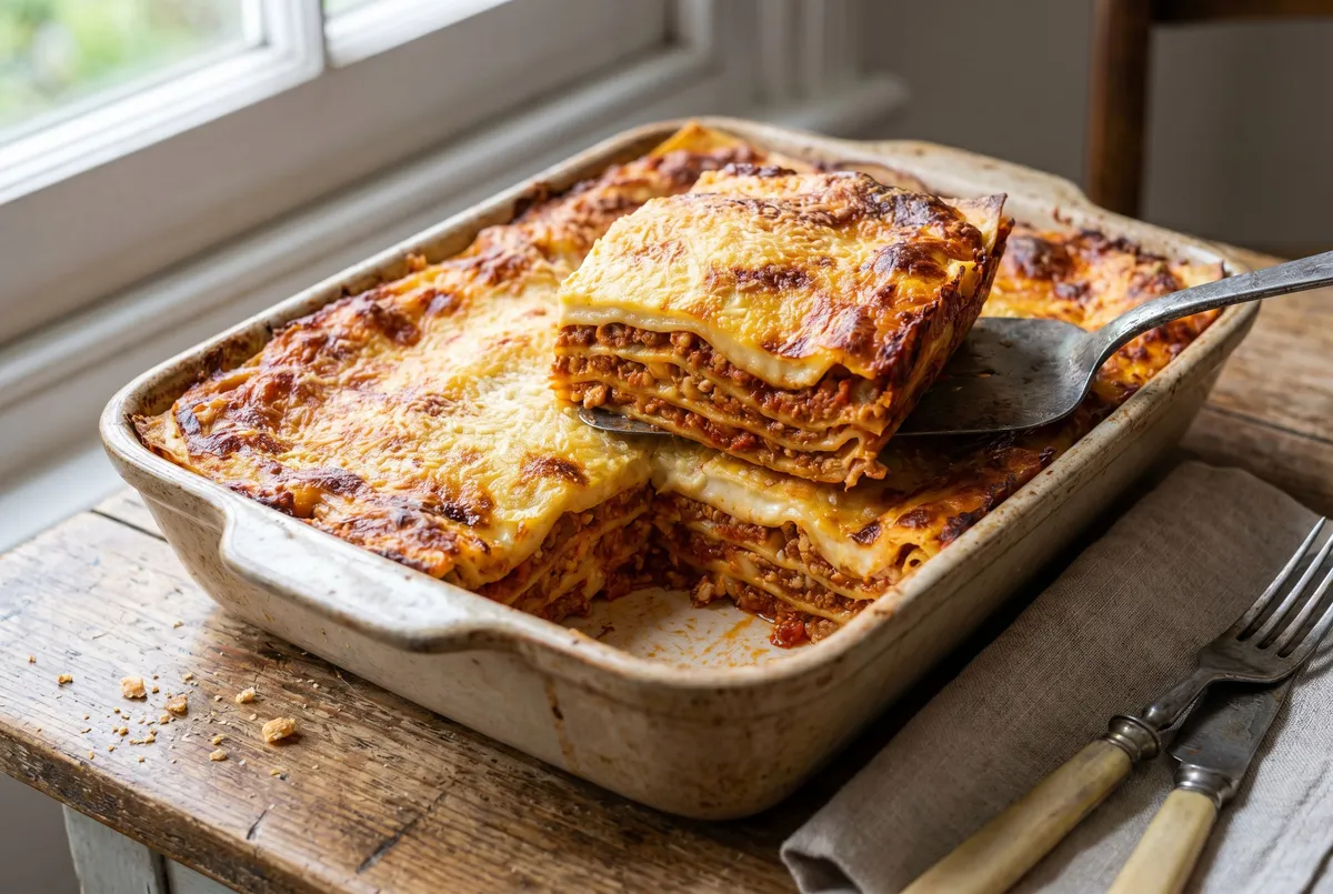 Lasagne: Klassisk opskrift med hjemmelavet bechamel
