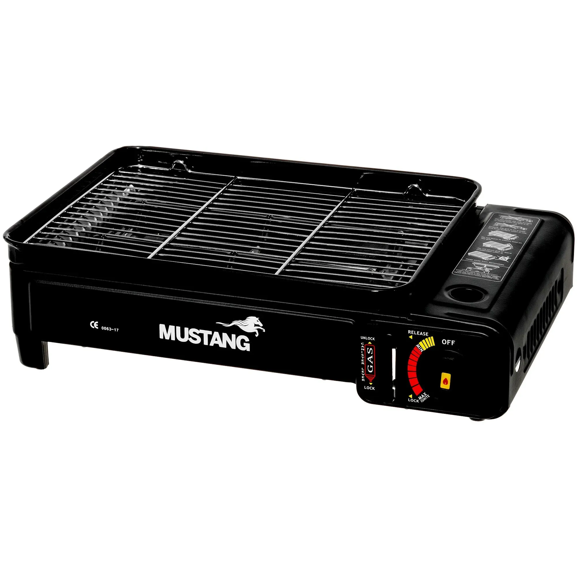 Mustang caravan transportabel gasgrill.