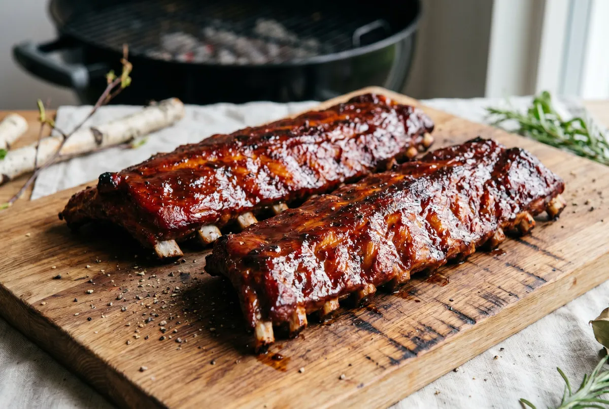 Spareribs på grill: Møre ribs med hjemmelavet glaze