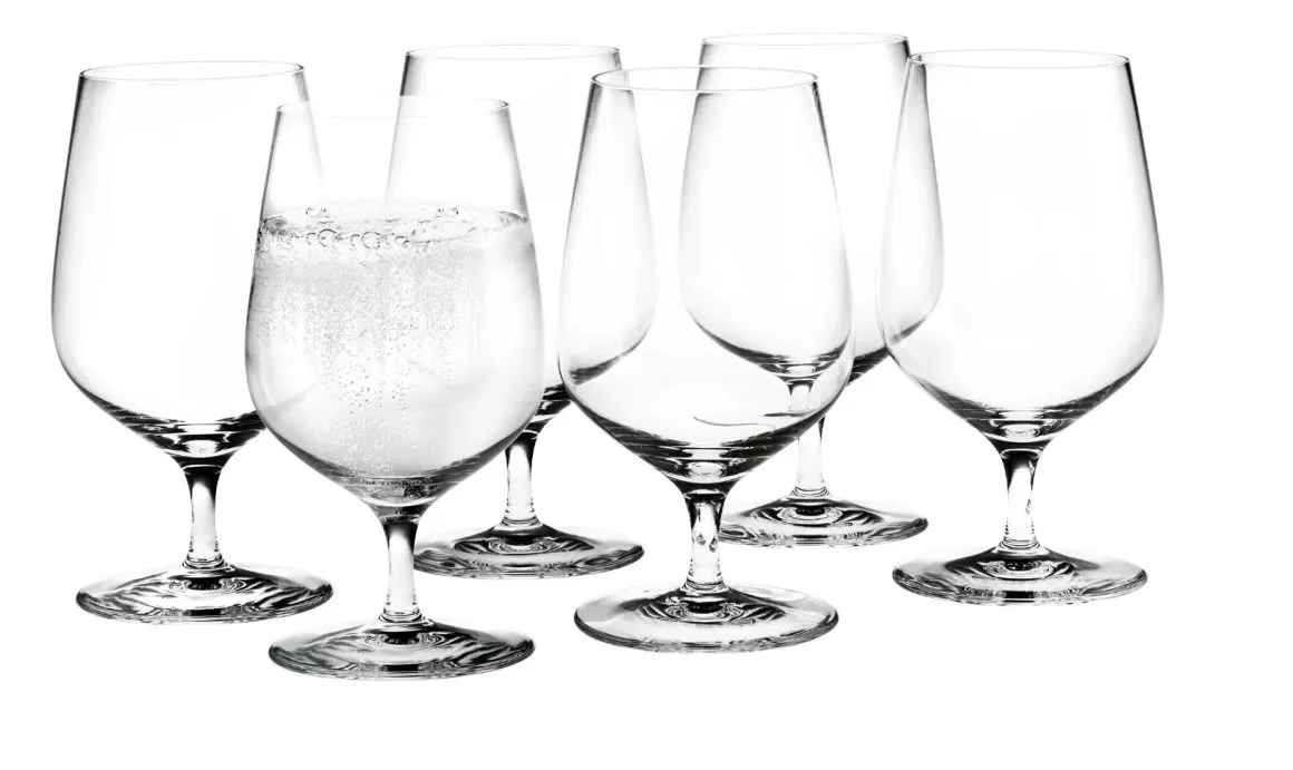 Holmegaard Cabernet Vandglas Klar 36 cl., 6 stk.
