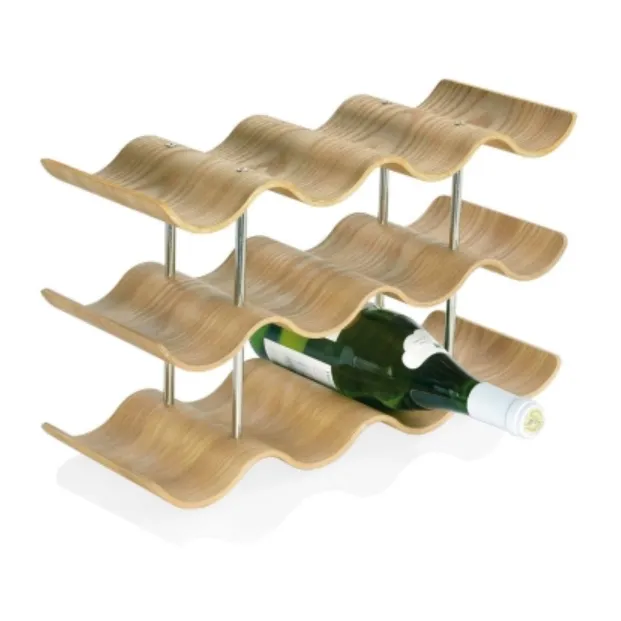 Willow vinreol i træ fra Andrea House design - Kan holde 12 flasker