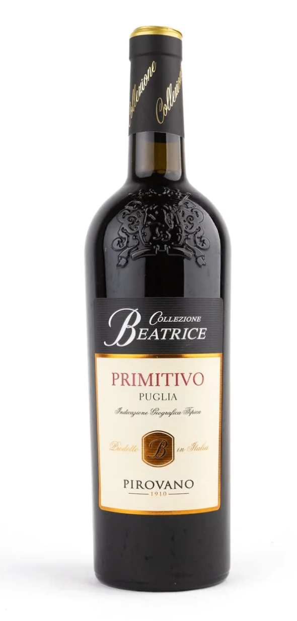 Pirovano Beatrice Collezione Primitivo 2022 er en vin, der virkelig leverer værdi for pengene. Passer perfekt som vin til and.