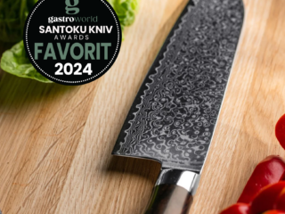Santoku kniv fra Qookware - En super skarp kniv til køkkenet