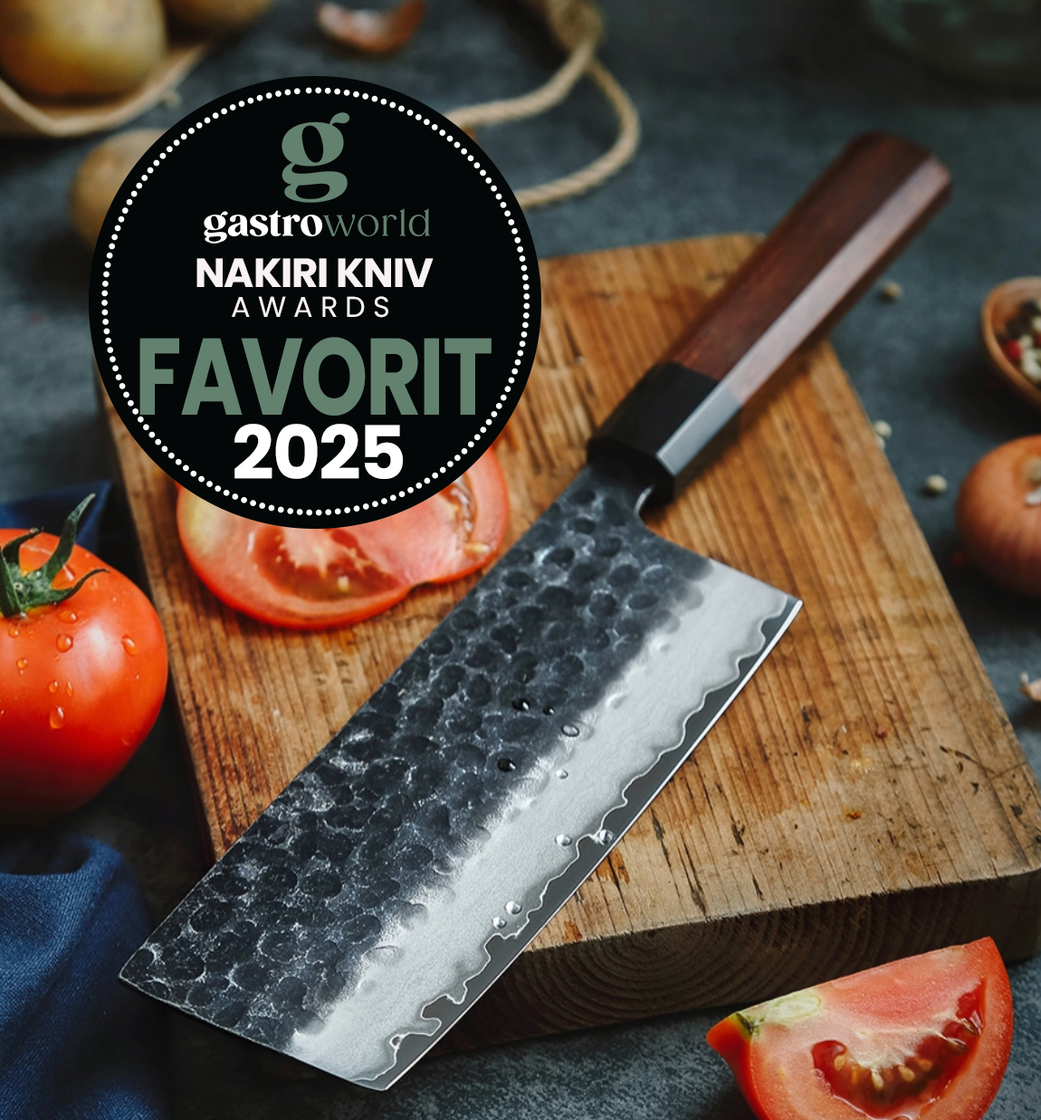 Gastroworld favorit 2025 Nakiri kniv